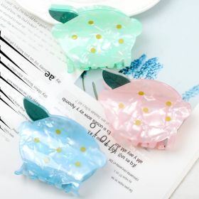 Accesorios de primavera y verano moda súper inmortal frutas de verano agarrar clip acrílico accesorios para el cabello femenino simple clip para el cabello