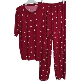 Los fabricantes venden directamente conjuntos de pijamas delgados de seda de hielo, nuevos pantalones de manga corta para mujeres en verano, ropa para el hogar por tiempo limitado.