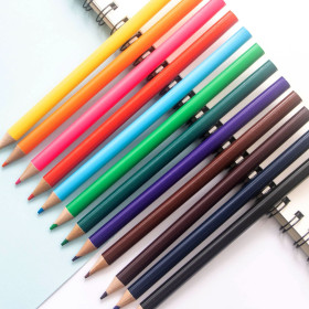 Lápiz de color de barra gruesa de madera de plomo de color especial para pintura personalizada 9.0 diámetro 9.7 tamaño de diámetro lápiz personalizado