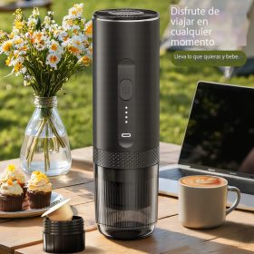 Cafetera de cápsula portátil inalámbrica transfronteriza máquina de café de calentamiento y extracción inalámbrica de bomba automática