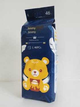 Muestras gratuitas precio de fábrica súper económico pantalones de tracción para bebés, materiales no tejidos generales para bebés y niños, núcleo de polímero de absorción gigante de pañales desechables de alta calidad para bebés Código l