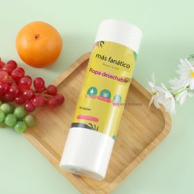 Trapos perezosos, toallas de limpieza de cocina no tejidas, toallas de limpieza secas y húmedas, absorción de agua, absorción de aceite, descontaminación, lavado de agua y reutilización, restaurantes familiares necesarios para usar, tirar higiene y bacterias 4646