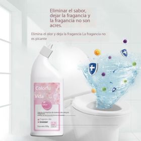 El espíritu del inodoro de qilijia elimina la suciedad y el detergente del inodoro amarillo, el artefacto de lavado del inodoro elimina fuertemente el olor y la fragancia.