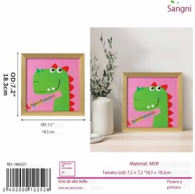 PVC画- HK0237-18,3 * 18,3 cm