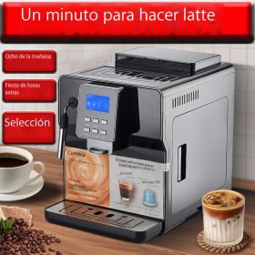 Rooma nuevo producto a6pb cafetera totalmente automática concentración italiana Oficina doméstica estadounidense pequeña máquina de café totalmente automática de espuma de leche y frijoles molidos