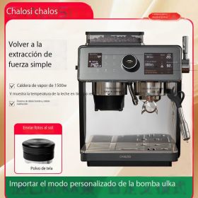 Máquina de café chalos molienda Doméstica integrada Italia leche semiautomática doble bomba doble caldera vapor espuma de leche