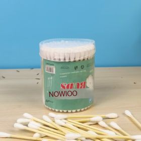 100 hisopos de algodón de doble cabeza para uso doméstico