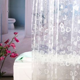 La cortina de baño cubre la cortina de baño con una fuerte sensación de caída, simple, impermeable y resistente al moho, cortina de baño PEVA 180 * 240cmydyl364 - 366